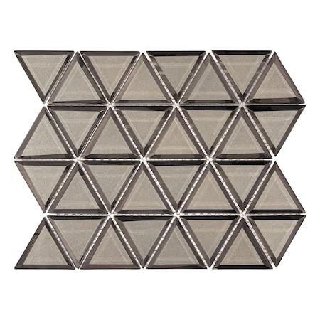 Andova Tiles SAMPLE BLEUM 3 x 3 Beveled Glass Novelty Mosaic Tile SAM-ANDBLE277